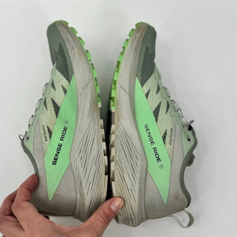 Salomon Women's Sense Ride 5 Trail Running Shoes Sage Green Size 6